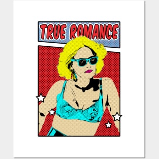 True Romance Pop Art Comic Style Posters and Art